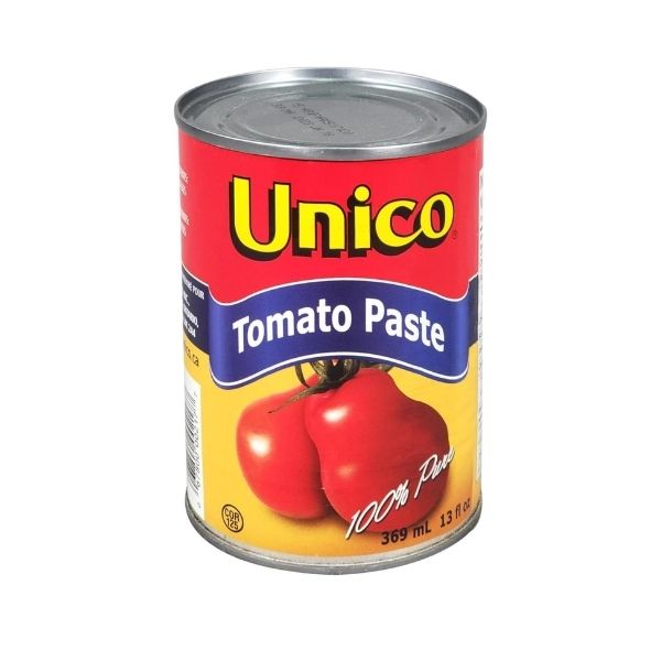 Unico tomato paste 369ml can 100 percent pure