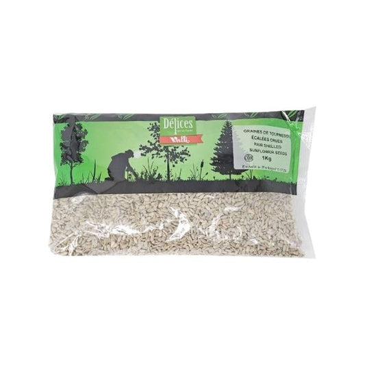 Valli Délices raw shelled sunflower seeds 1kg pack