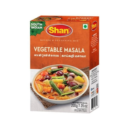 Ready spice mix for vegetable curry recipes
