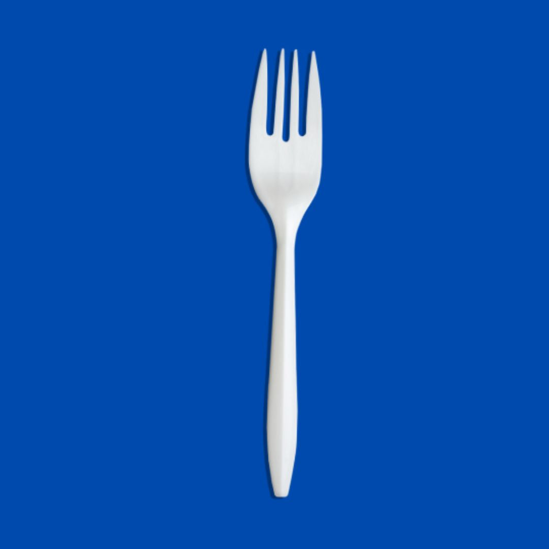 plastic forks, disposable forks, white forks, restaurant cutlery, catering forks, takeout utensils, food service supplies, bulk plastic forks, disposable cutlery, Cadfour Supplies