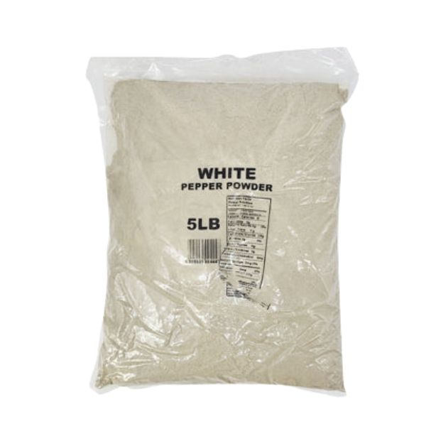 White pepper powder 5 lb bulk bag
