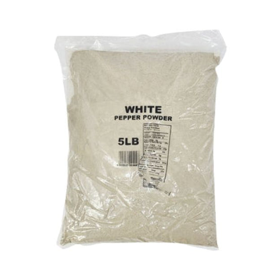White pepper powder 5 lb bulk bag
