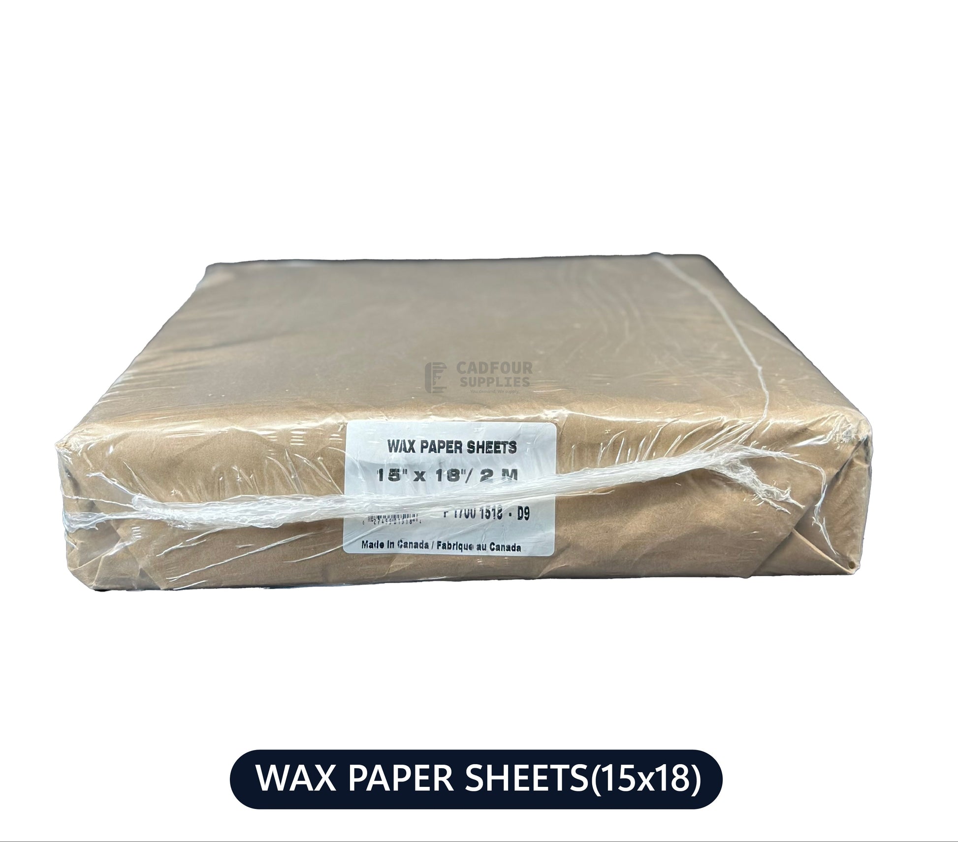 with Wax Paper 15x18.