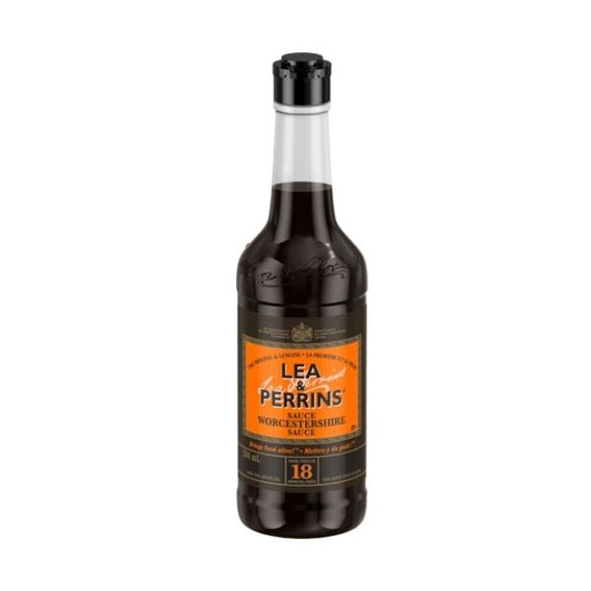 Worcestershire sauce glass bottle for cooking and marinades
